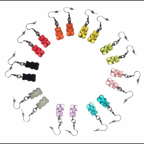 GUMMY BEAR EARRINGS - Picture 16 of 16